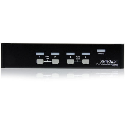 StarTech.com StarView SV431USB - Commutateur KVM - USB - 4 ports - 1 utilisateur local - USB - 1U SV431USB