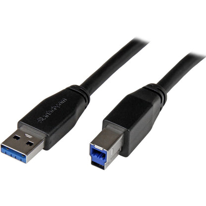 Câble USB-A vers USB-B actif USB 3.0 (5 Gbit/s) de 10 m StarTech.com - M/M - Câble USB A vers B - USB 3.2 Gen 1 USB3SAB10M
