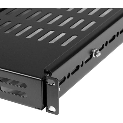 Étagère de montage en rack ventilée à profondeur de montage réglable StarTech.com 1U de 19,5 à 38 pouces - 175 lb / 80 kg - 27,5 pouces de profondeur ADJSHELF