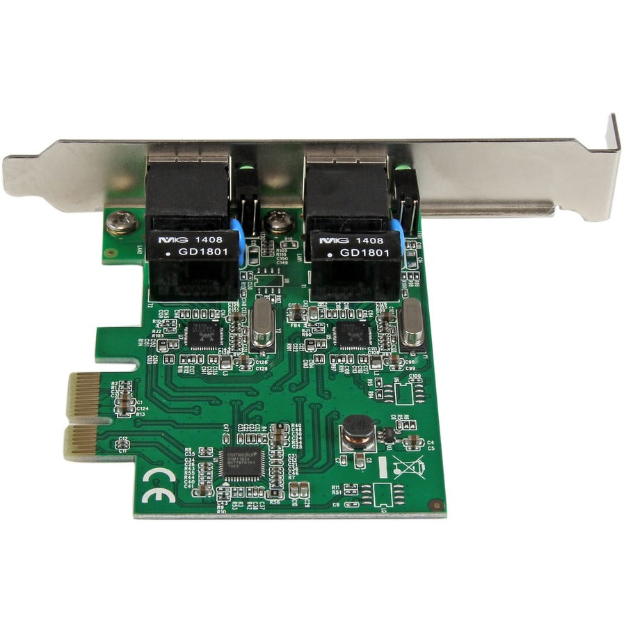 StarTech.com Carte adaptateur réseau double port Gigabit PCI Express pour serveur - PCIe NIC ST1000SPEXD4