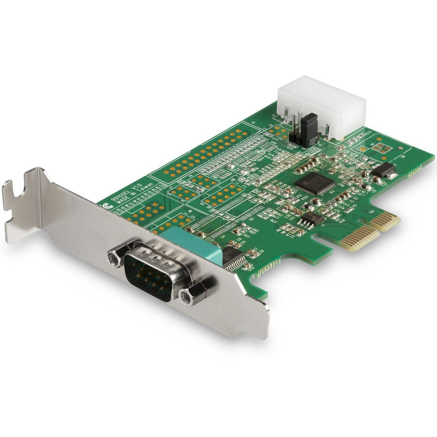 StarTech.com Carte adaptateur série PCI Express RS232 à 1 port - Carte contrôleur série PCIe DB9 16950 UART - Profil bas - Windows/Linux PEX1S953LP
