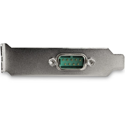 StarTech.com Carte adaptateur série PCI Express RS232 à 1 port - Carte contrôleur série PCIe DB9 16950 UART - Profil bas - Windows/Linux PEX1S953LP