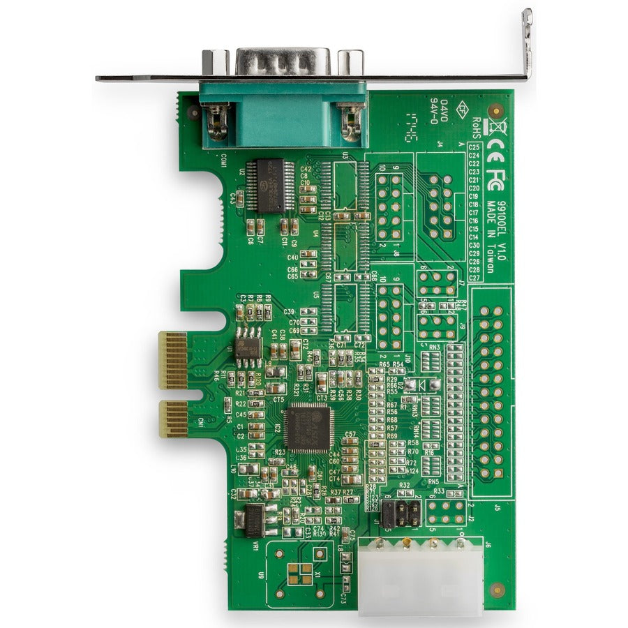 StarTech.com Carte adaptateur série PCI Express RS232 à 1 port - Carte contrôleur série PCIe DB9 16950 UART - Profil bas - Windows/Linux PEX1S953LP