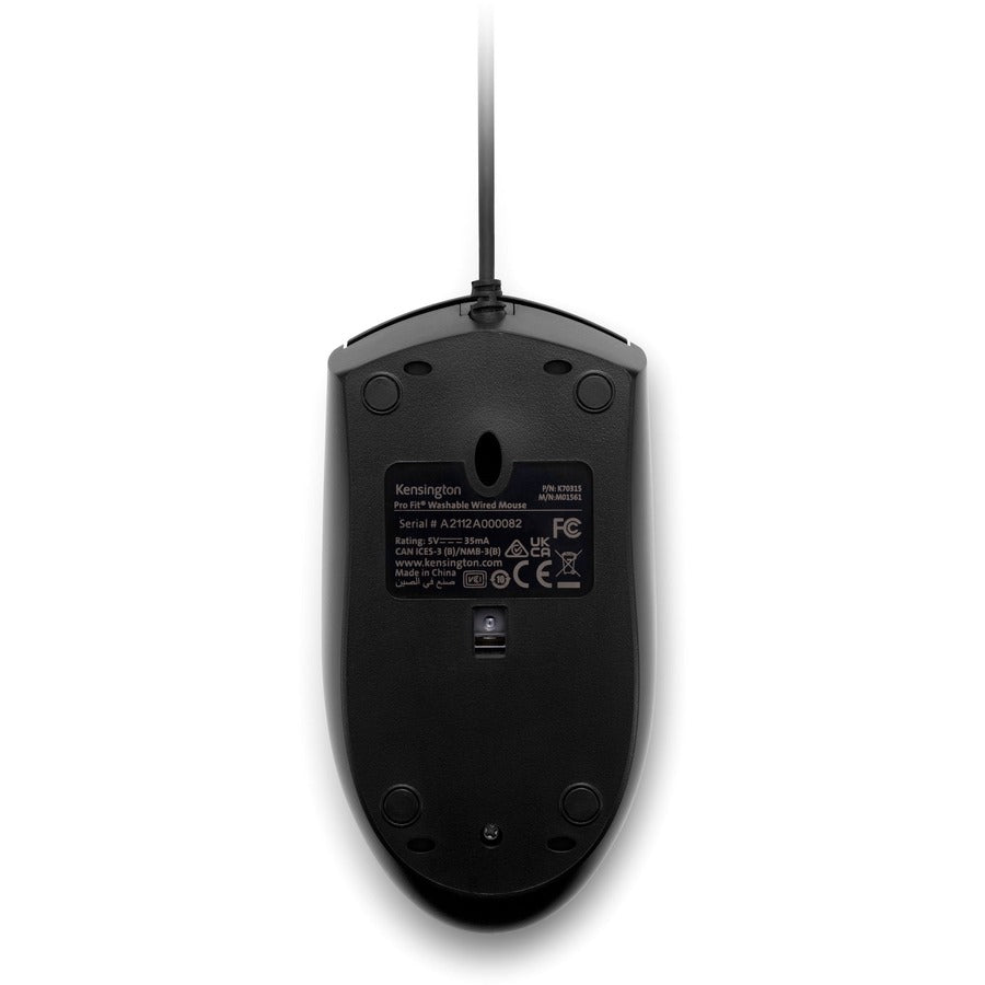 Souris filaire lavable Kensington Pro Fit K70315WW