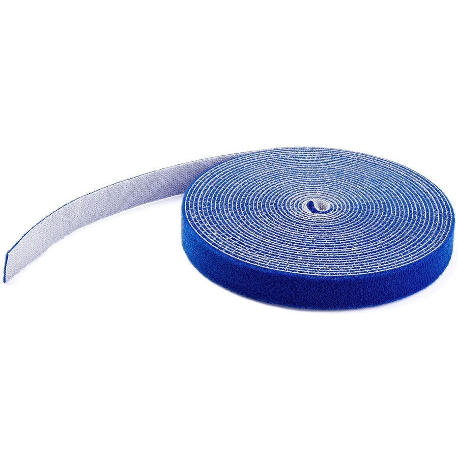StarTech.com Rouleau de 25 pieds de bande auto-agrippante - Bleu - Gestion des câbles (HKLP25BL) HKLP25BL