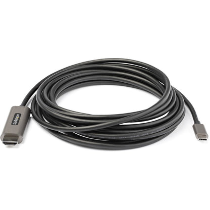 StarTech.com Câble USB C vers HDMI 4K 60 Hz avec HDR10, câble adaptateur vidéo Ultra HD USB Type-C vers HDMI 2.0b de 5 m, DP 1.4 Alt Mode HBR3 CDP2HDMM5MH