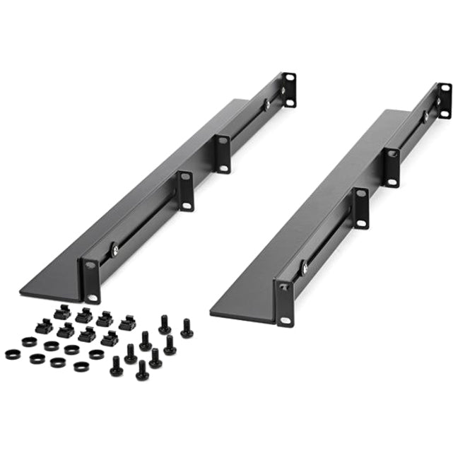 StarTech.com Rails de rack de serveur 1U 19" 24-36" à profondeur réglable / Kit de rails de montage en rack universels à 4 montants pour équipement réseau/serveur/onduleur UNIRAILS1UB
