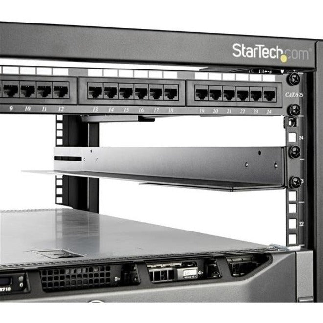 StarTech.com Rails de rack de serveur 1U 19" 24-36" à profondeur réglable / Kit de rails de montage en rack universels à 4 montants pour équipement réseau/serveur/onduleur UNIRAILS1UB
