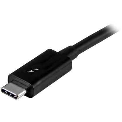 Câble Thunderbolt 3 StarTech.com de 1 m (3,3 pi), 20 Gbit/s, PD 100 W, vidéo 4K, certifié Thunderbolt, compatible avec TB4/USB 3.2/DisplayPort TBLT3MM1M