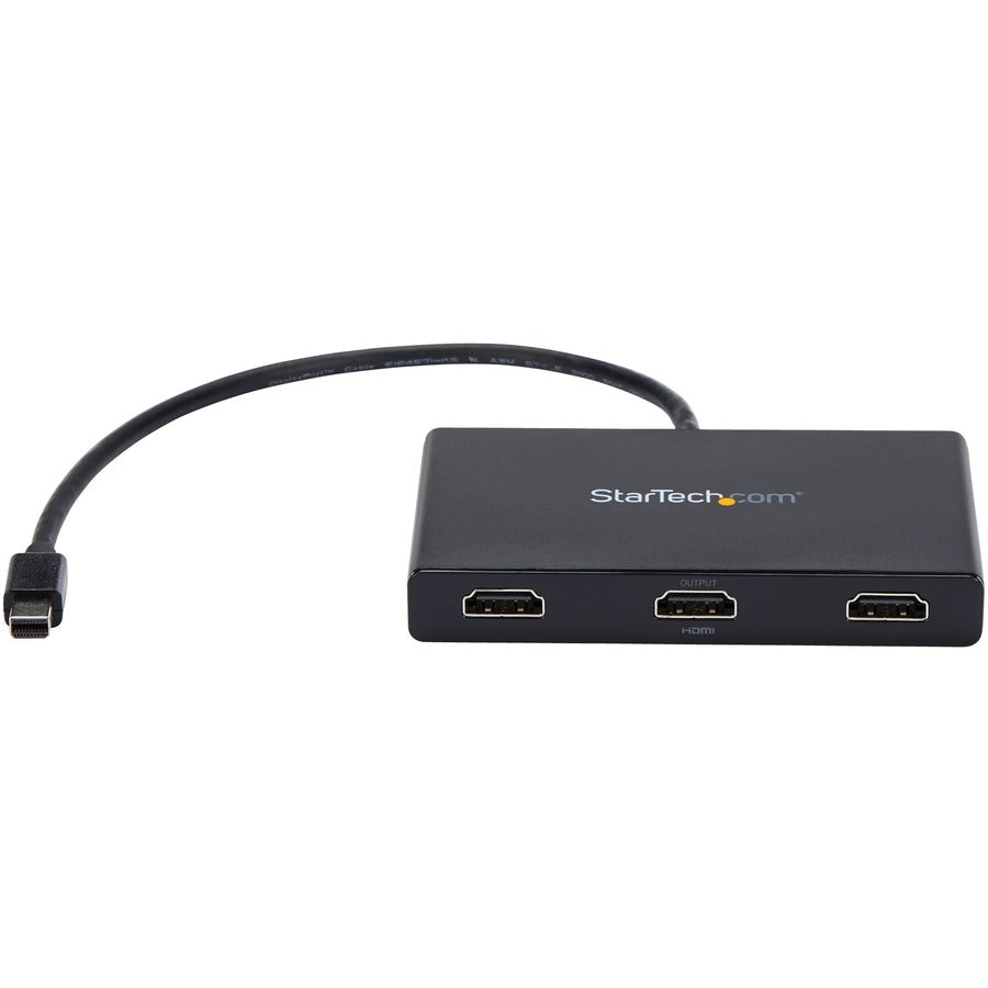 Adaptateur multi-écrans StarTech.com à 3 ports, hub Mini DisplayPort vers HDMI MST, 3 x 1080p, répartiteur vidéo pour mode bureau étendu, Windows MSTMDP123HD
