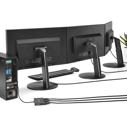 Adaptateur multi-écrans StarTech.com à 3 ports, hub Mini DisplayPort vers HDMI MST, 3 x 1080p, répartiteur vidéo pour mode bureau étendu, Windows MSTMDP123HD