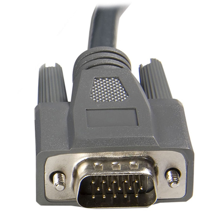 Câble KVM USB VGA 2 en 1 ultra-fin de 3 m de StarTech.com SVUSBVGA10
