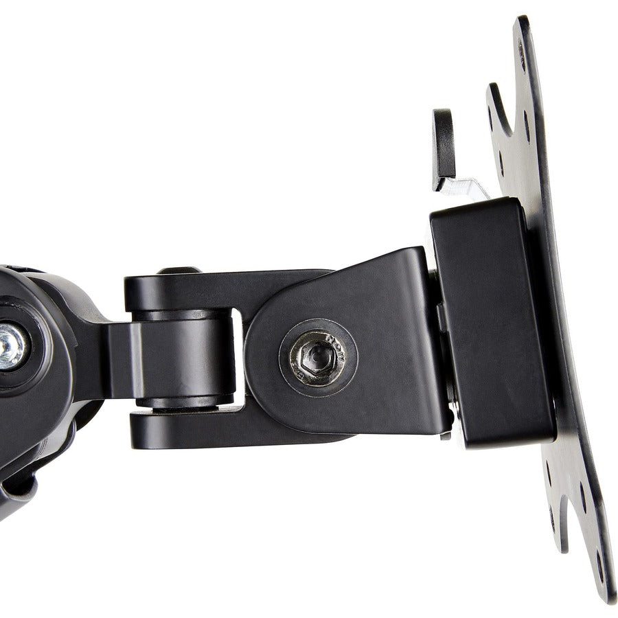 StarTech.com Bras de fixation pour écran de bureau avec 2 ports USB 3.0, support VESA fin pour écran unique jusqu'à 34 pouces (17,6 lb/8 kg), pince en C/œillet ARMSLIM2USB3