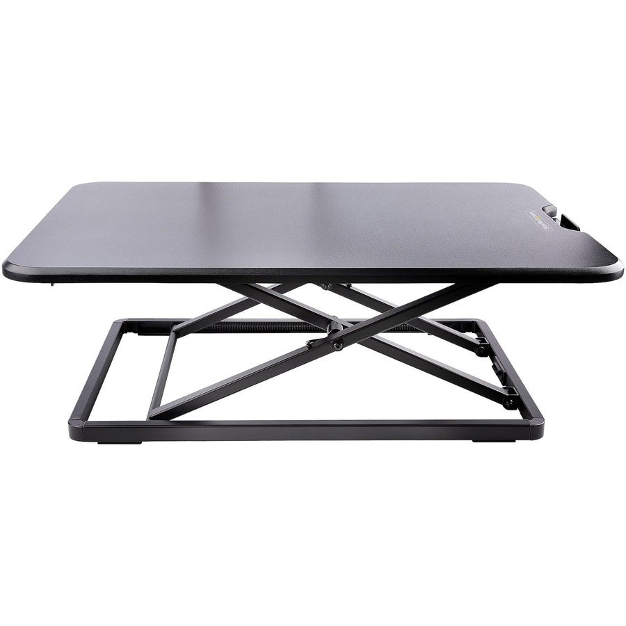 StarTech.com Standing Desk Converter for Laptop, Up to 8kg/17.6lb, Height Adjustable Laptop Riser, Table Top Sit Stand Desk Converter LAPTOP-SIT-STAND