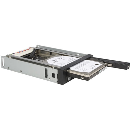 StarTech.com Adaptateur de baie de stockage pour rack mobile SATA sans plateau pour 2 disques 2,5 pouces - Noir HSB220SAT25B