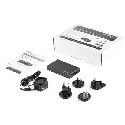 StarTech.com Répartiteur HDMI 2 ports - 4K 60 Hz - Répartiteur HDMI 2.0 1 x 2 voies - HDR - ST122HD203 ST122HD202