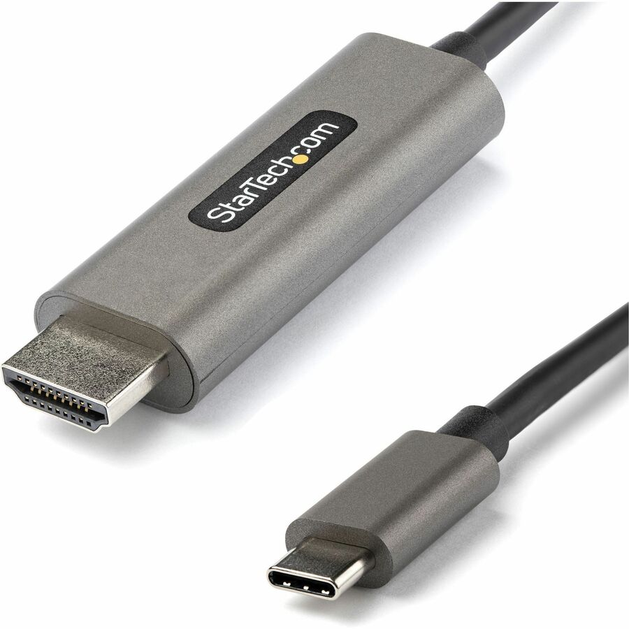 StarTech.com Câble USB C vers HDMI 4K 60 Hz avec HDR10, câble adaptateur vidéo Ultra HD USB Type-C vers HDMI 2.0b de 3 m, DP 1.4 Alt Mode HBR3 CDP2HDMM3MH