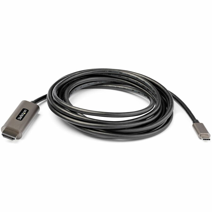 StarTech.com Câble USB C vers HDMI 4K 60 Hz avec HDR10, câble adaptateur vidéo Ultra HD USB Type-C vers HDMI 2.0b de 3 m, DP 1.4 Alt Mode HBR3 CDP2HDMM3MH