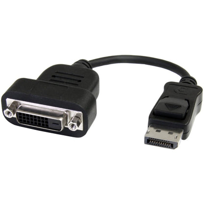 Adaptateur StarTech.com DisplayPort vers DVI, convertisseur adaptateur DisplayPort vers DVI-D actif 1080p, adaptateur DP 1.2 vers DVI, connecteur DP verrouillable DP2DVIS