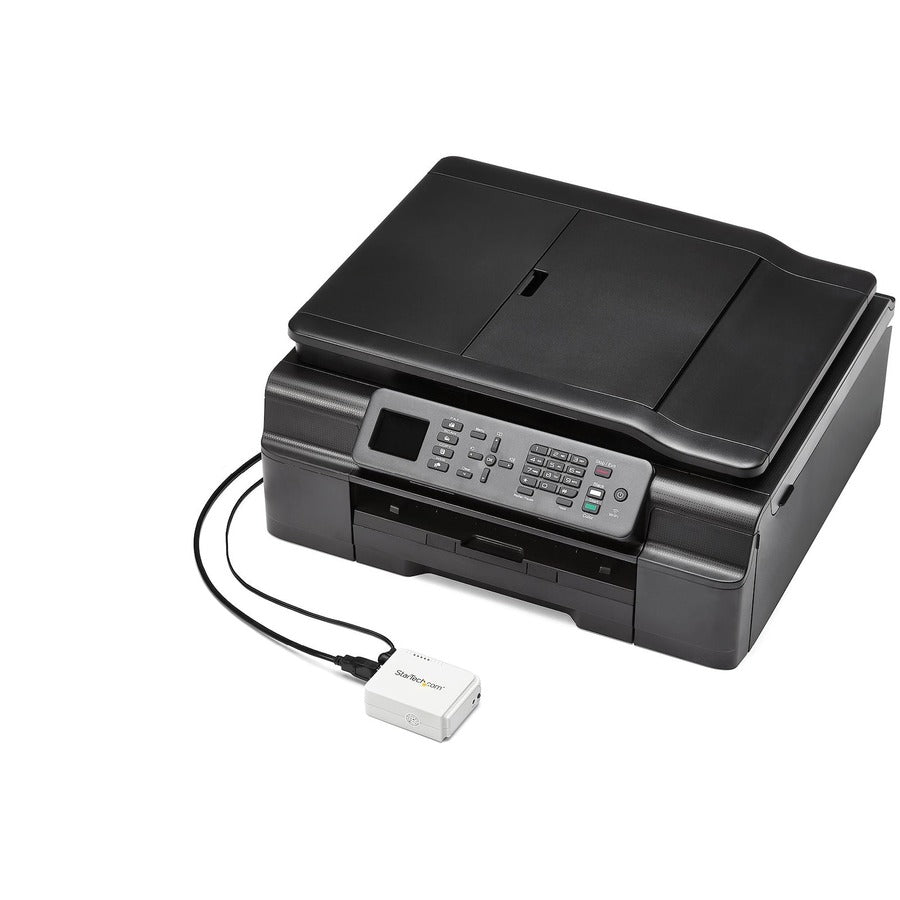 Serveur d'impression réseau sans fil N USB 1 port StarTech.com avec port Ethernet 10/100 Mbps - 802.11 b/g/n PM1115UW