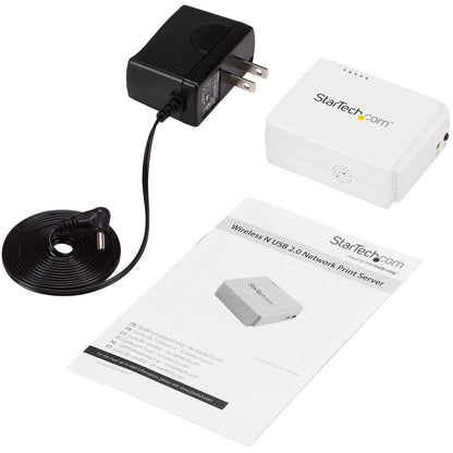 Serveur d'impression réseau sans fil N USB 1 port StarTech.com avec port Ethernet 10/100 Mbps - 802.11 b/g/n PM1115UW