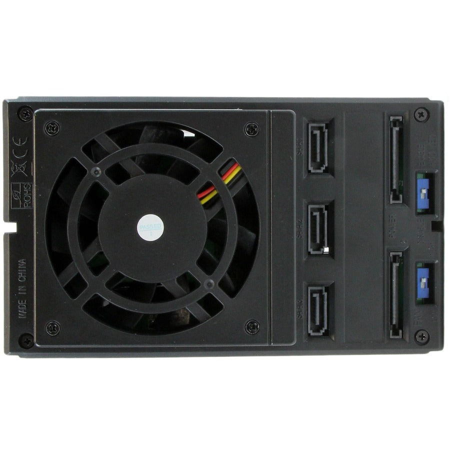 StarTech.com Support de rack mobile à 3 baies en aluminium sans plateau pour disque dur 3,5 pouces SAS II/SATA III - 6 Gbit/s HSB3SATSASBA
