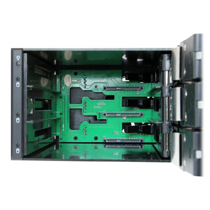 StarTech.com Support de rack mobile à 3 baies en aluminium sans plateau pour disque dur 3,5 pouces SAS II/SATA III - 6 Gbit/s HSB3SATSASBA