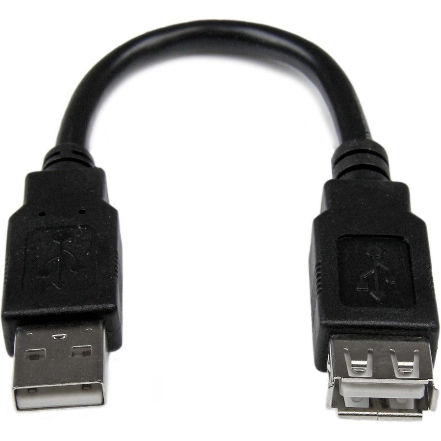 StarTech.com Câble adaptateur d'extension USB 2.0 A vers A de 15 cm - M/F USBEXTAA6IN