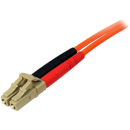 Câble à fibre optique StarTech.com de 10 m - Multimode Duplex 50/125 - Cordon de raccordement à fibre optique LSZH - LC/LC 50FIBLCLC10