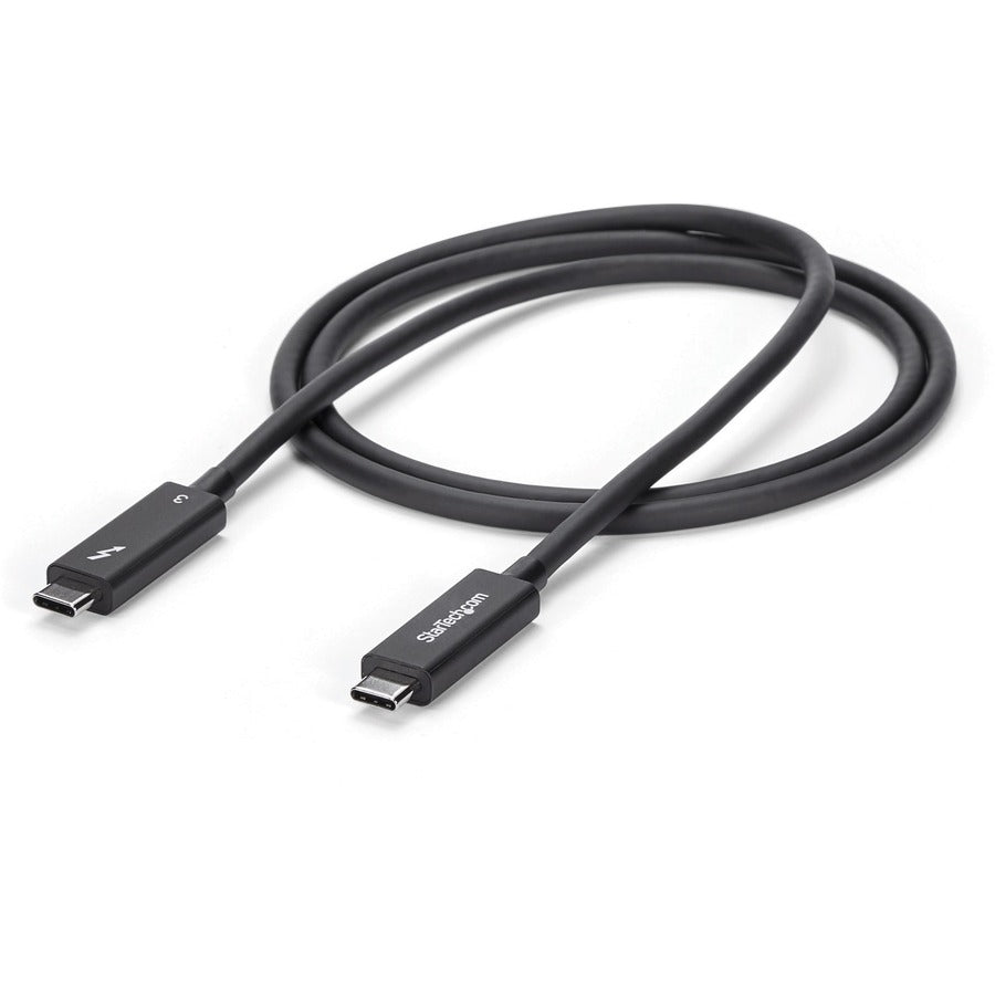 Câble Thunderbolt 3 StarTech.com de 1 m avec PD 100 W - 40 Gbit/s - Double 4K ou Full 5K - Câble USB-C Thunderbolt 3 certifié TBLT3MM1MA