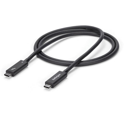 Câble Thunderbolt 3 StarTech.com de 1 m avec PD 100 W - 40 Gbit/s - Double 4K ou Full 5K - Câble USB-C Thunderbolt 3 certifié TBLT3MM1MA
