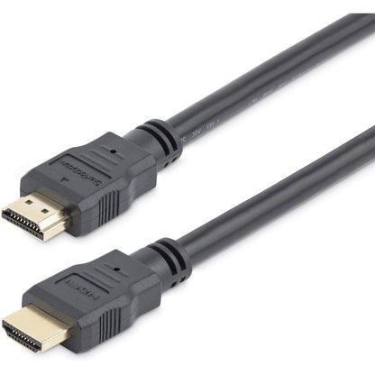 Câble HDMI StarTech.com de 3,7 m, câble HDMI haute vitesse 4K avec Ethernet, vidéo Ultra HD 4K 30 Hz, câble HDMI 1.4/cordon de moniteur HDMI, noir HDMM12
