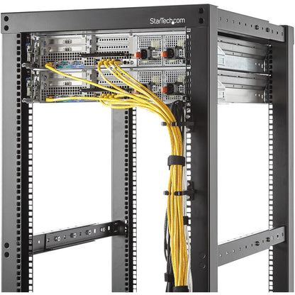 StarTech.com Crochet en D pour gestion des câbles de rack de serveur vertical 1U - 4,5 x 10 cm CMHOOK1UN