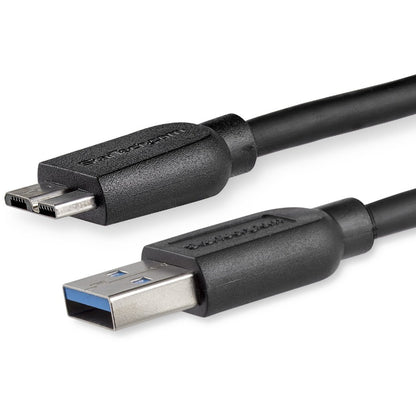 Câble USB 3.0 Slim SuperSpeed ​​(5 Gbit/s) A vers Micro B de 2 m (6 pi) de StarTech.com - M/M USB3AUB2MS
