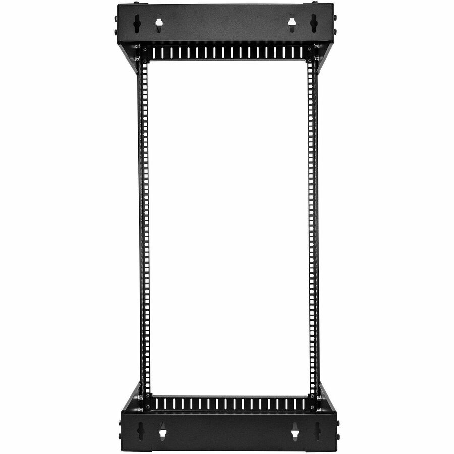 StarTech.com Rack réseau mural robuste à 2 montants 21U, rack serveur à cadre ouvert de 19 pouces avec profondeur réglable, rack de données pour équipement informatique ~ RACK-21U-20-WALL-OA