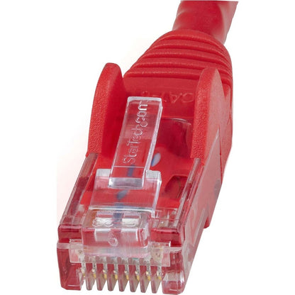 Câble Ethernet CAT6 StarTech.com de 3,7 m - Gigabit sans accroc - 100 W PoE UTP 650 MHz - Cordon de raccordement de catégorie 6 - Câblage certifié UL/TIA N6PATCH12RD