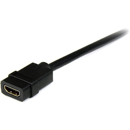 StarTech.com Câble d'extension HDMI 2 m, câble HDMI mâle vers femelle, rallonge de câble HDMI 4K, câble HDMI 4K UHD avec Ethernet M/F, HDMI 1.4 HDEXT2M