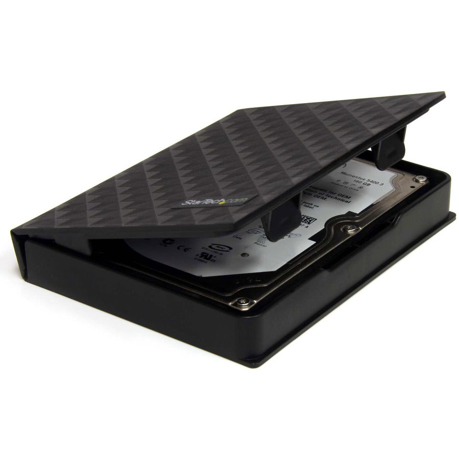 StarTech.com Boîtier de protection antistatique pour disque dur 2,5 pouces - Noir (lot de 3) HDDCASE25BK