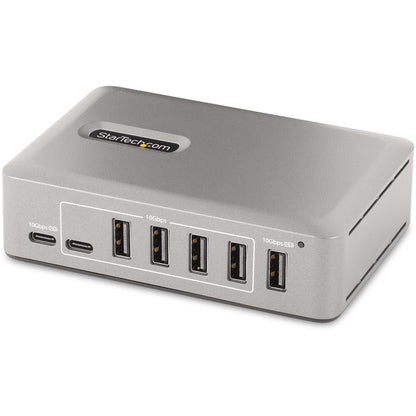 StarTech.com Hub USB-C 10 ports, 8 x USB-A + 2 x USB-C, auto-alimenté avec alimentation 65 W, USB 3.1 10 Gbit/s Hub USB pour ordinateur de bureau/portable avec charge 10G8A2CS-USB-C-HUB