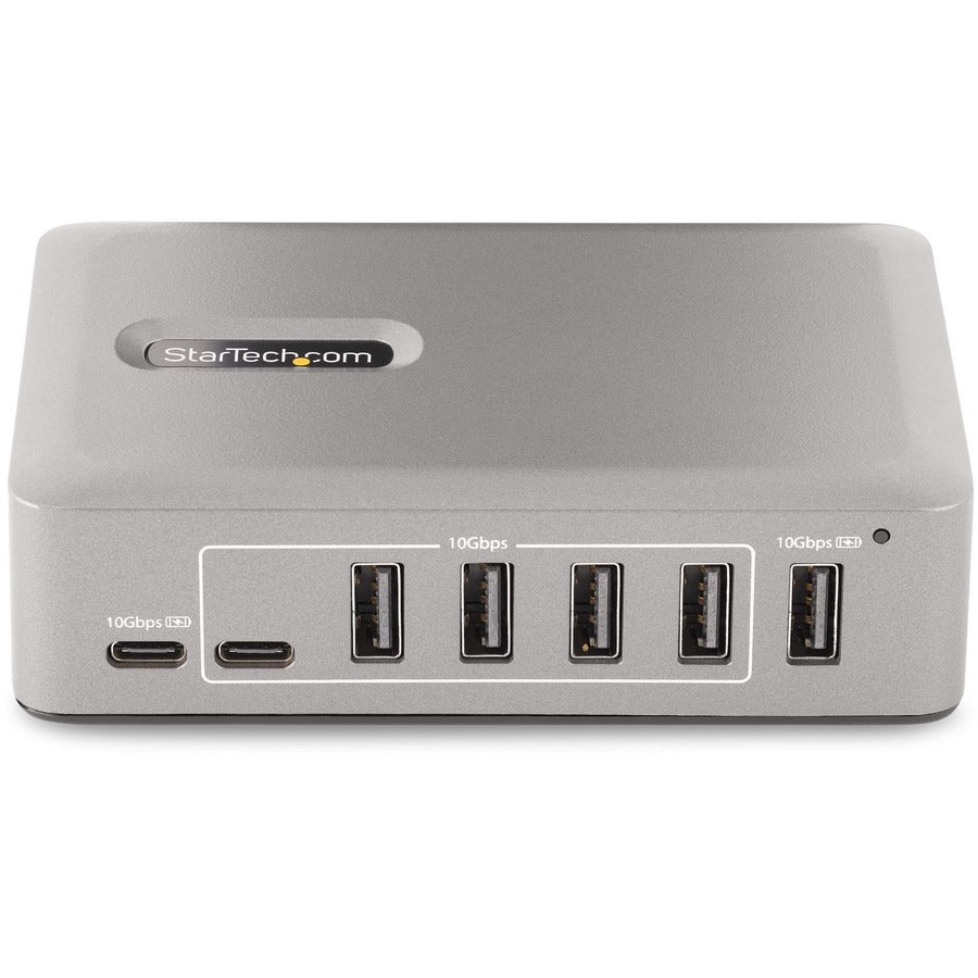 StarTech.com Hub USB-C 10 ports, 8 x USB-A + 2 x USB-C, auto-alimenté avec alimentation 65 W, USB 3.1 10 Gbit/s Hub USB pour ordinateur de bureau/portable avec charge 10G8A2CS-USB-C-HUB