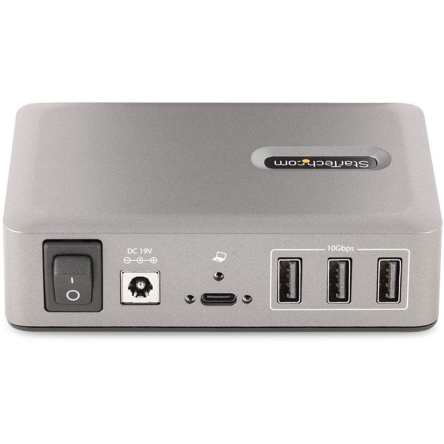StarTech.com Hub USB-C 10 ports, 8 x USB-A + 2 x USB-C, auto-alimenté avec alimentation 65 W, USB 3.1 10 Gbit/s Hub USB pour ordinateur de bureau/portable avec charge 10G8A2CS-USB-C-HUB