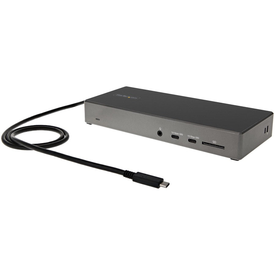 StarTech.com USB C Dock, Triple 4K Monitor USB-C Docking Station with DP 1.4 & DSC, 2x DisplayPort & 1x HDMI, 100W PD, 6x USB (2x 10Gbps) DK31C2DHSPD