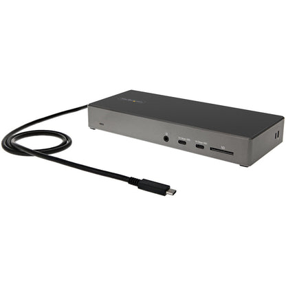 StarTech.com USB C Dock, Triple 4K Monitor USB-C Docking Station with DP 1.4 & DSC, 2x DisplayPort & 1x HDMI, 100W PD, 6x USB (2x 10Gbps) DK31C2DHSPD