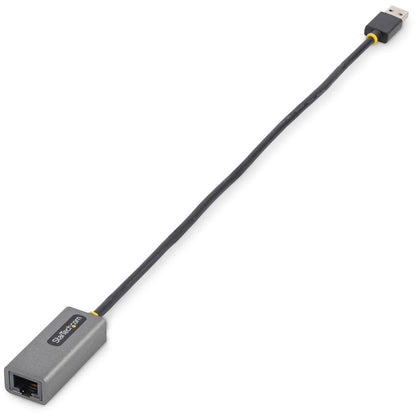 StarTech.com USB to Ethernet Adapter, USB 3.0 to 10/100/1000 Gigabit Ethernet LAN Adapter, 1ft/30cm Attached Cable, USB to RJ45 Adapter USB31000S2