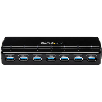StarTech.com Hub USB 3.0 SuperSpeed ​​à 7 ports - 5 Gbit/s - Hub USB de bureau avec adaptateur secteur - Noir ST7300USB3B