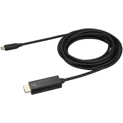 Câble USB C vers HDMI StarTech.com de 3 m - Câble adaptateur d'affichage vidéo USB Type C DP Alt Mode vers HDMI 2.0 4K 60 Hz - Fonctionne avec Thunderbolt 3 CDP2HD3MBNL