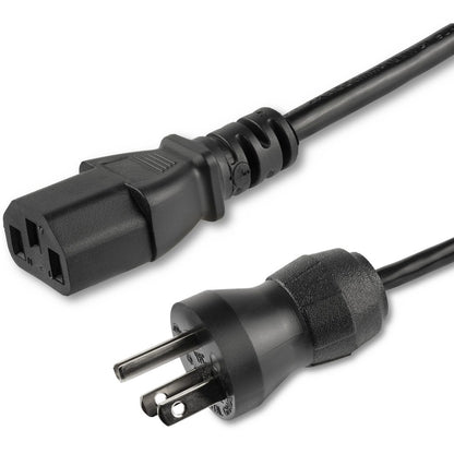 StarTech.com Cordon d'alimentation de qualité hospitalière de 3 m, 18 AWG, NEMA 5-15P vers C13, 10 A 125 V, câble d'alimentation médical Green Dot, câble d'alimentation pour moniteur PXTMG10110