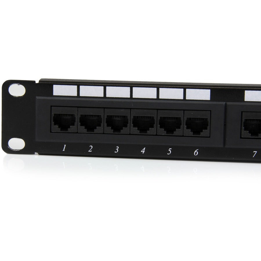 Panneau de brassage StarTech.com 24 ports 1U pour montage en rack Cat 6 110 C6PANEL24