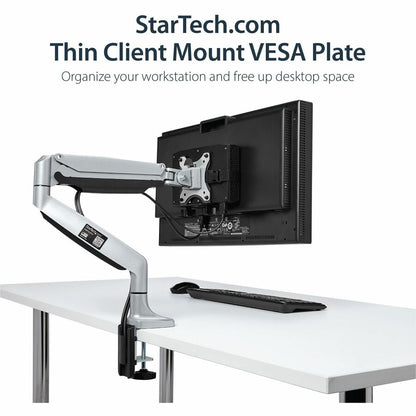 StarTech.com Thin Client Mount - VESA Mounting Bracket - Under Desk Computer Mount - Thin Client PC Monitor Mount ACCSMNT