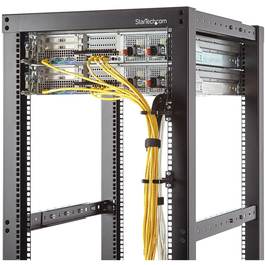 StarTech.com Crochet en D pour gestion des câbles de rack de serveur vertical 1U - 5,7 x 10 cm (2,2 x 3,9 po) CMHOOK1U